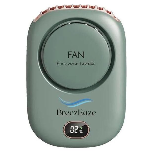 Ventilador Portátil BreezEaze BE Verde 3 Velocidades