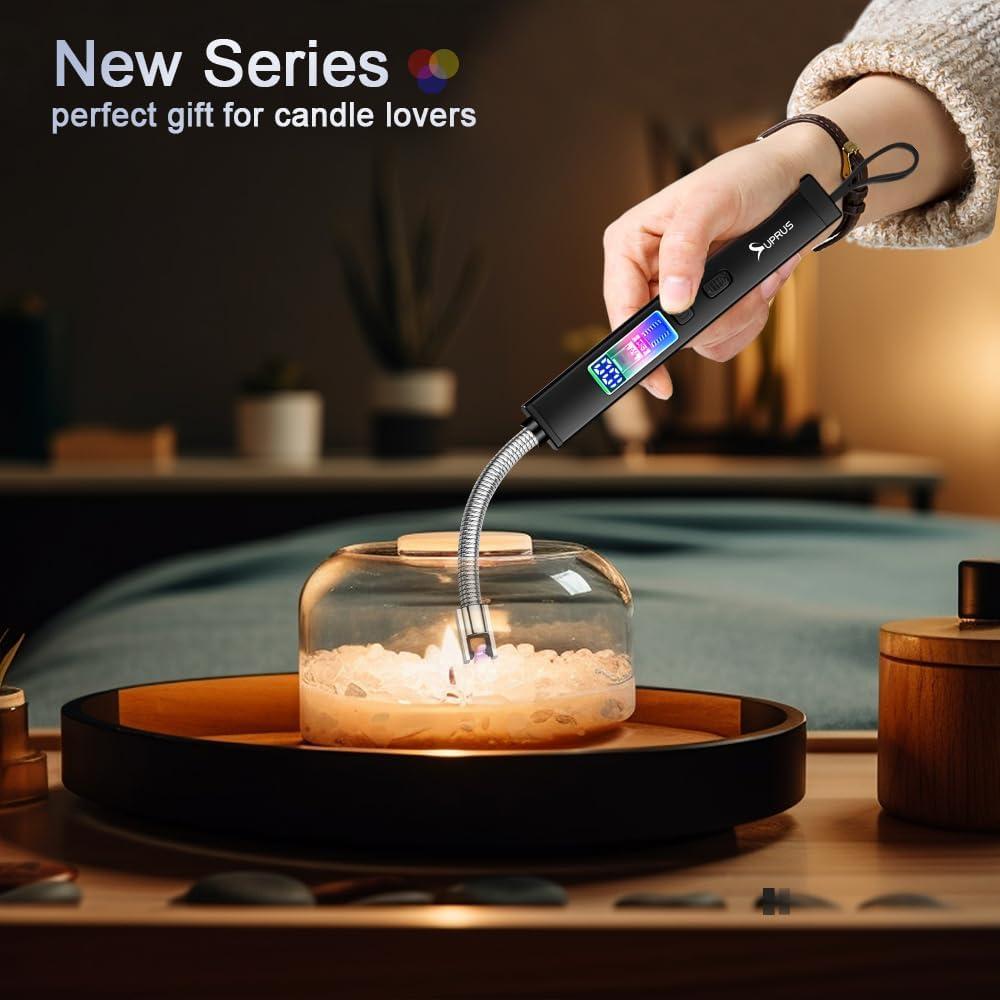 Encendedor Eléctrico SUPRUS Recargable USB-C 360° Sin Llama