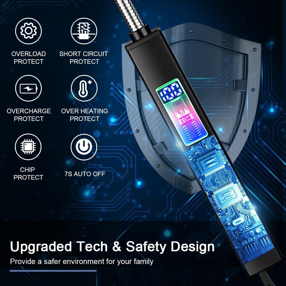 Encendedor Eléctrico SUPRUS Recargable USB-C 360° Sin Llama