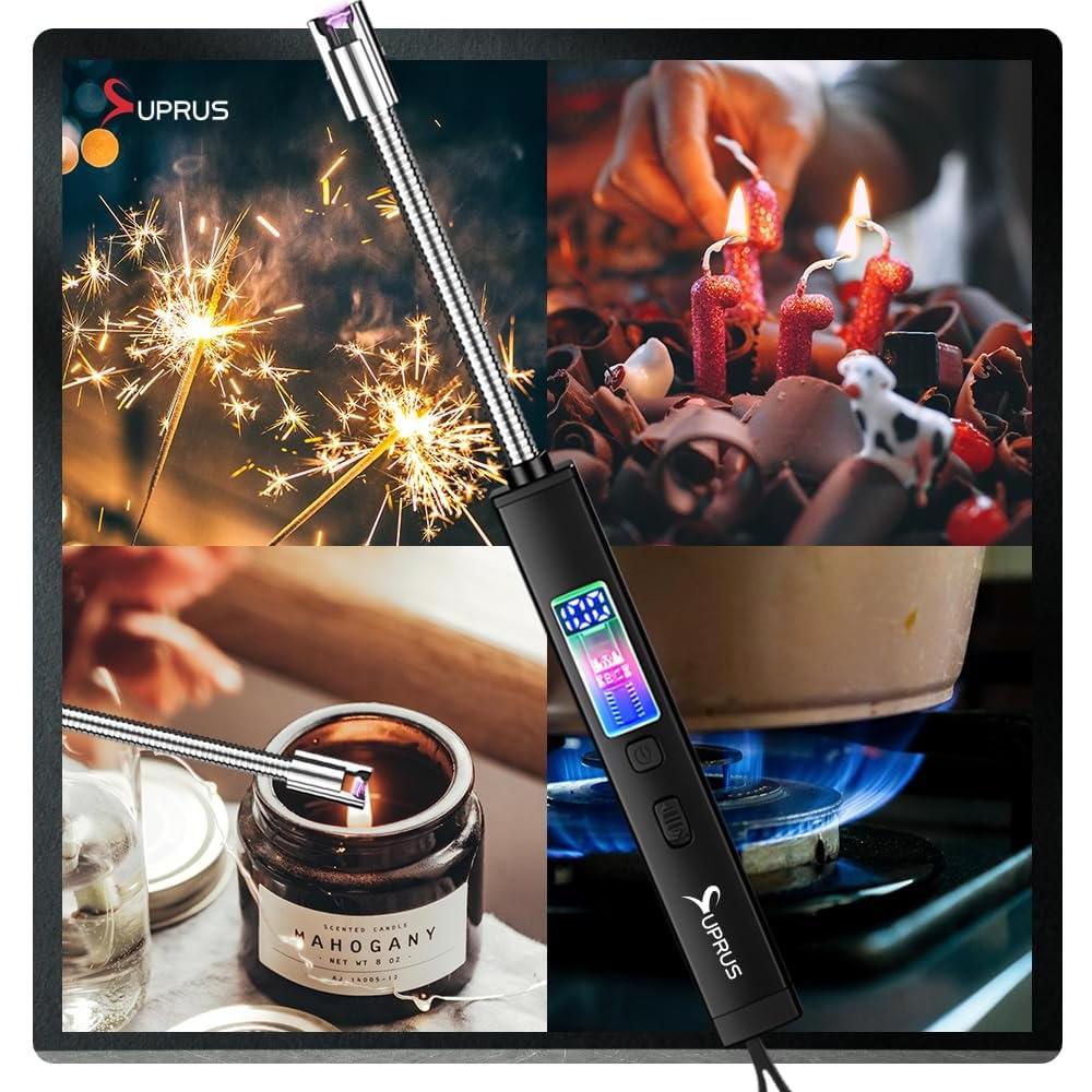 Encendedor Eléctrico SUPRUS Recargable USB-C 360° Sin Llama