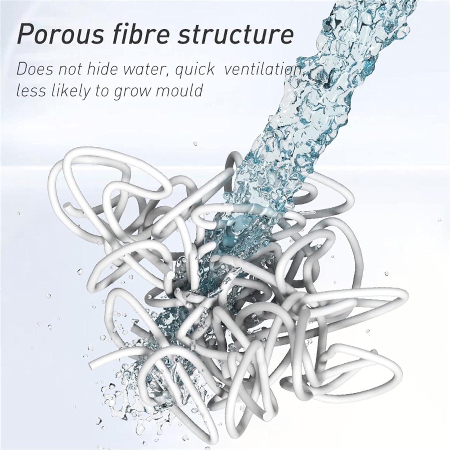 Alfombra Antideslizante Beige LKYJD 40x60cm para Baño