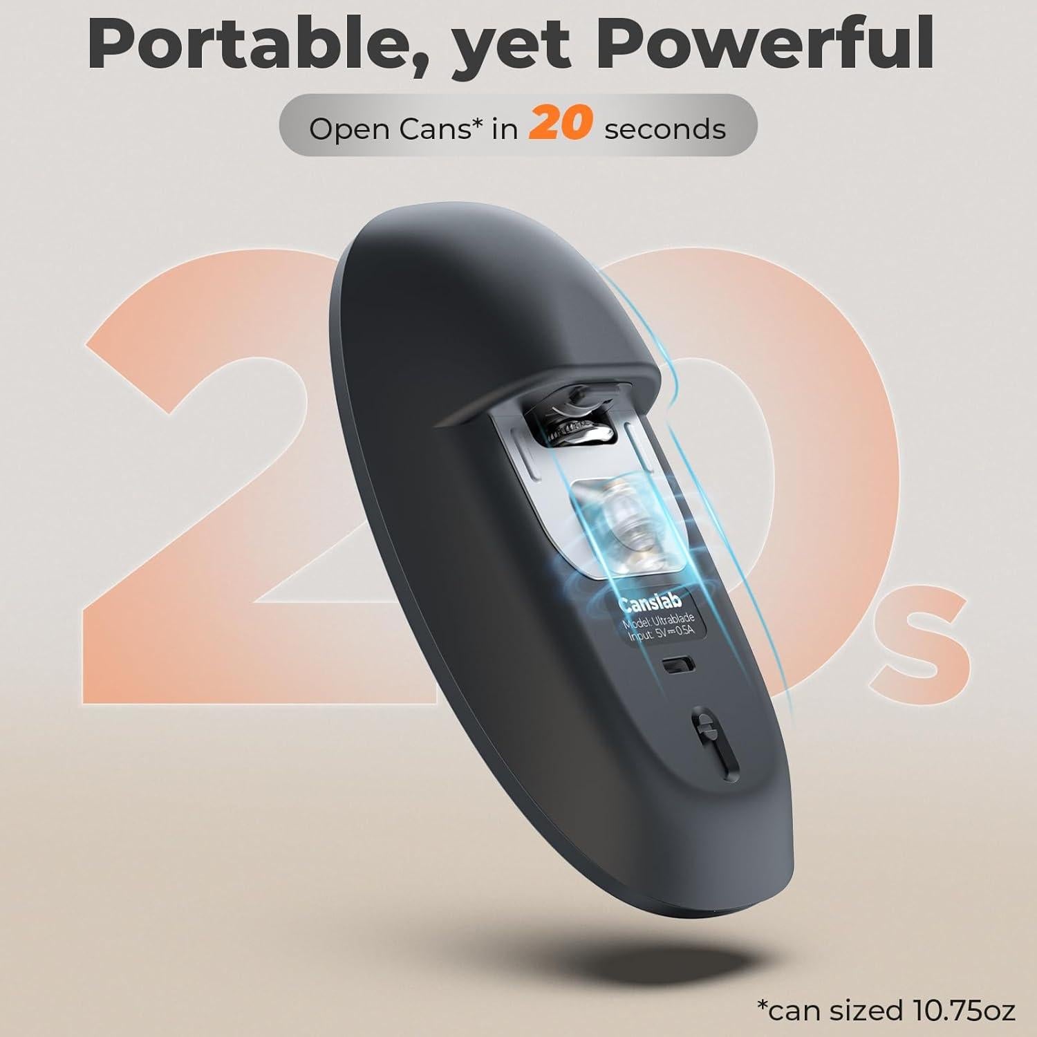 Abrelatas eléctrico Canslab Ultrablade SE recargable USB