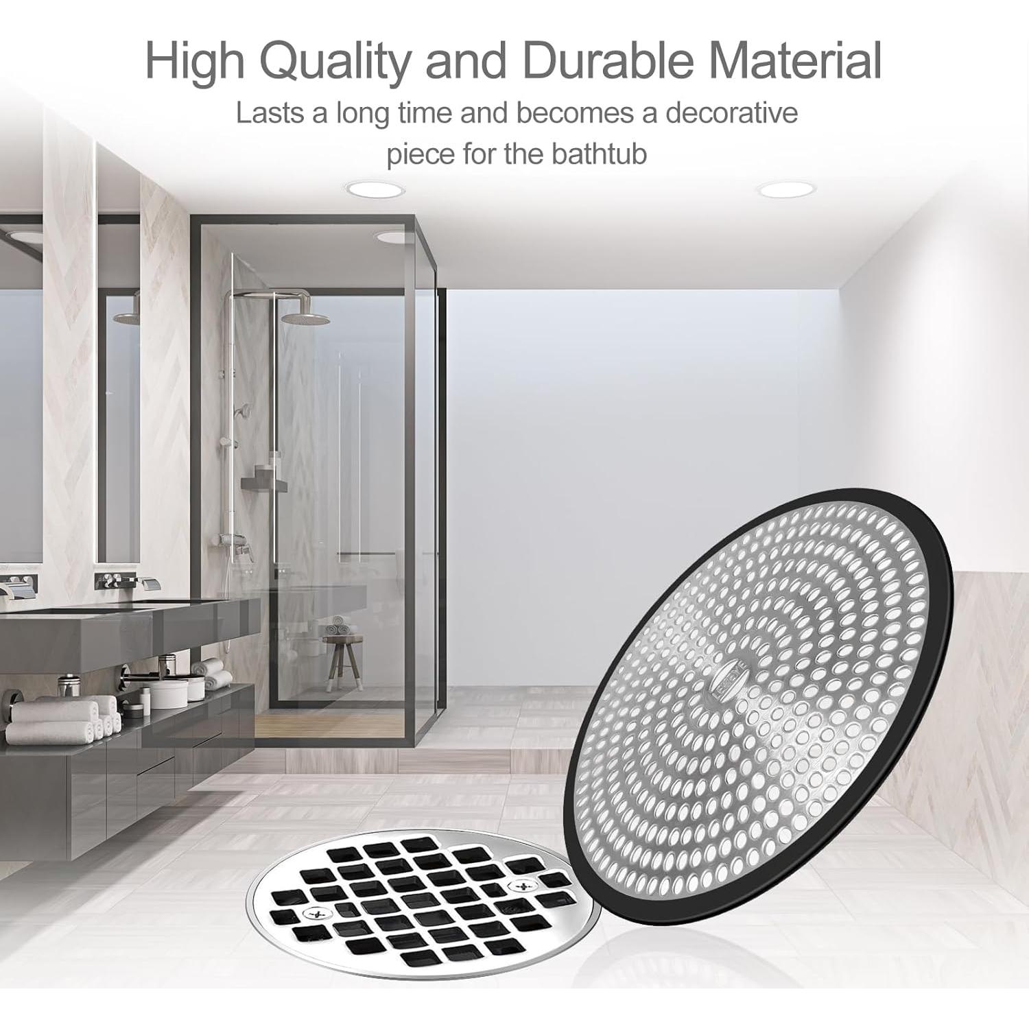 Captador de Cabello LEKEYE para Drenaje de Ducha Acero Inoxidable