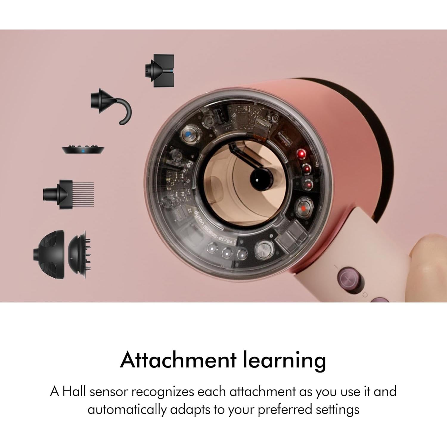 Secador de Pelo Dyson Supersonic Nural 2.72kg Rosa Cerámico