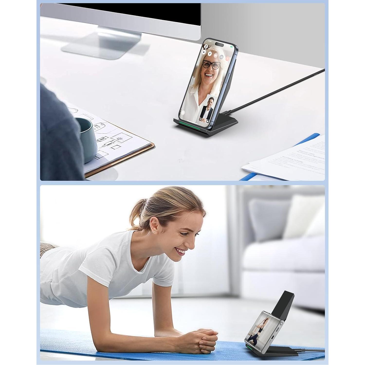 Cargador Inalámbrico Rápido NANAMI Qi 15W - 2 Paquetes