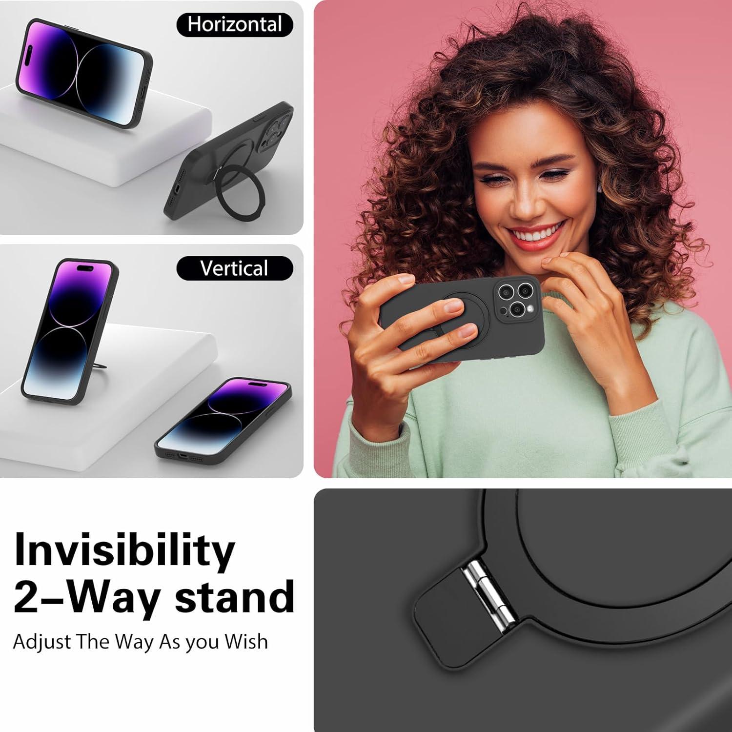 Funda de Silicona Luyxcaze para iPhone 12 Pro 6.1" Negra