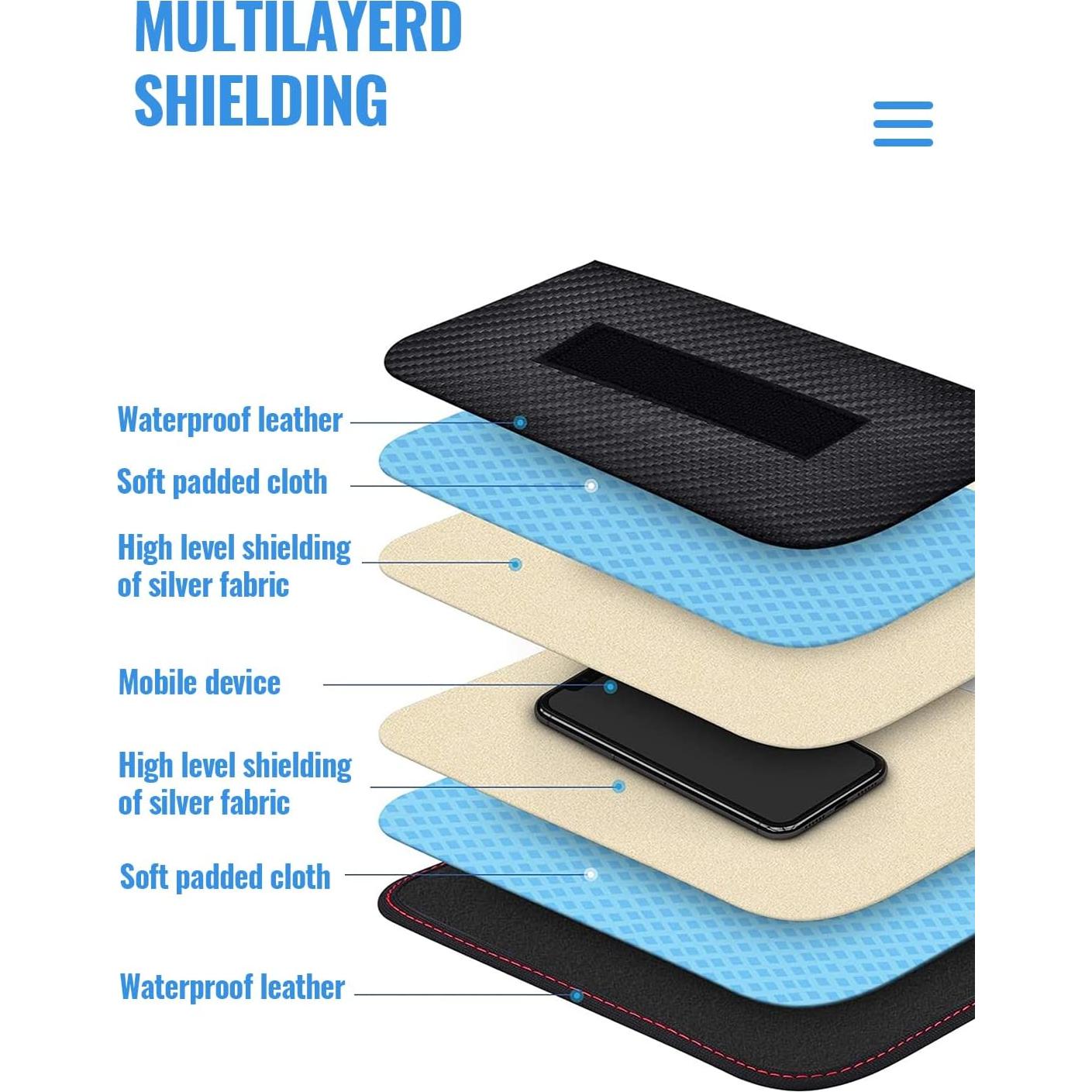 Bolsa Faraday Lanpard para Llaves y Teléfonos - 2 Paquetes