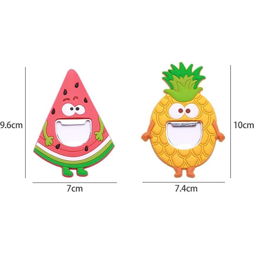 Abrebotellas Magnético de Silicona Piña para Cerveza