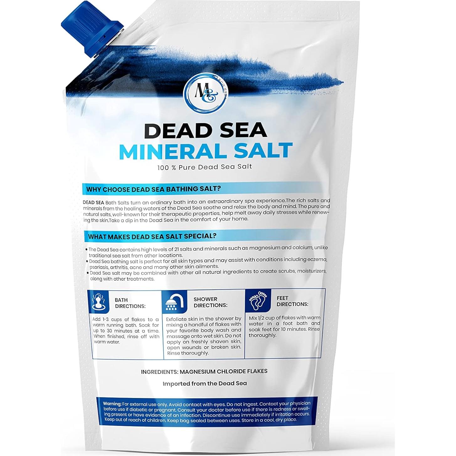 Sal del Mar Muerto Marco Esra 1.36 kg para Baño y Spa