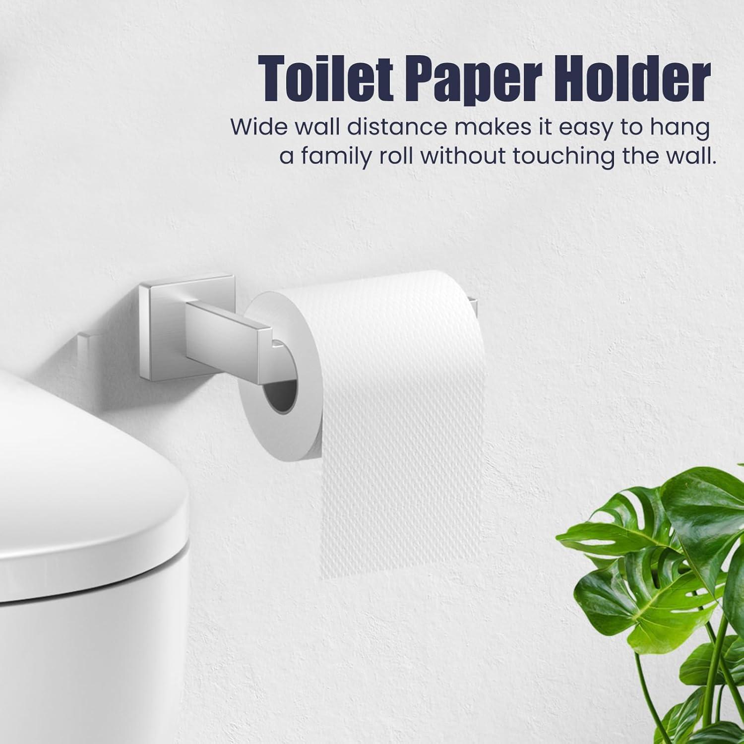 Juego de Accesorios de Baño UPRONE 10 Piezas Acero Inoxidable