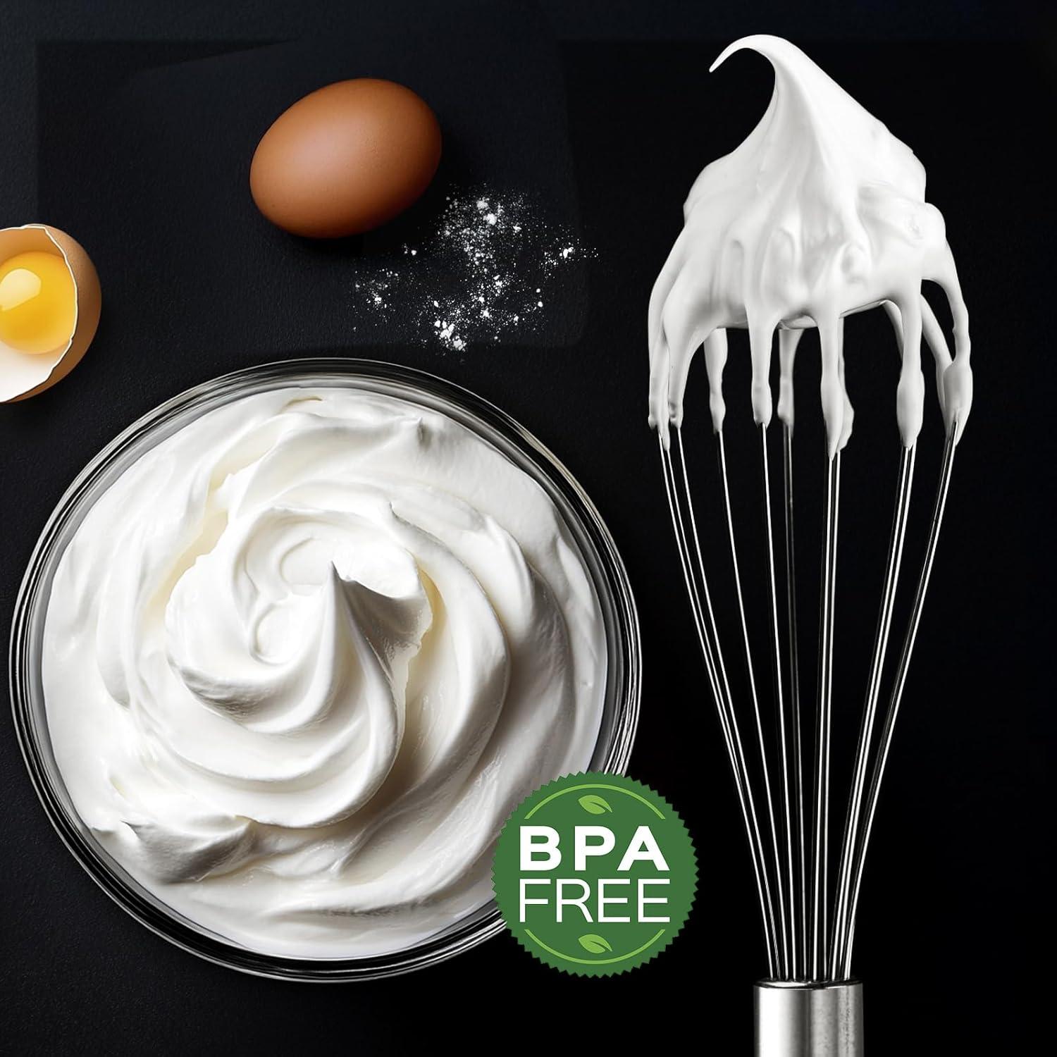 Conjunto de 3 Batidores de Alambre OOKUU - Acero Inoxidable