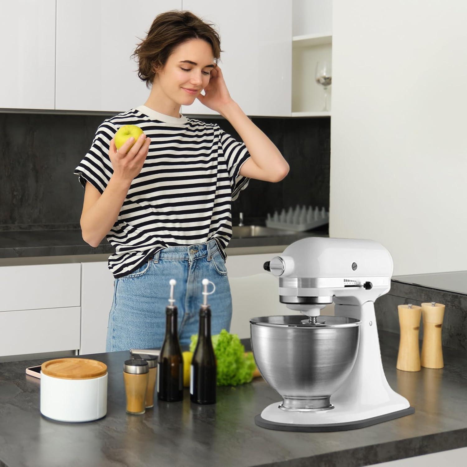 Alfombrilla deslizante KitchenAid 4.5-5 Qt con organizador