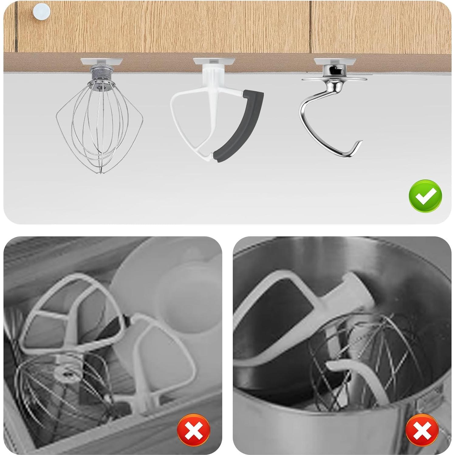 Alfombrilla deslizante KitchenAid 4.5-5 Qt con organizador