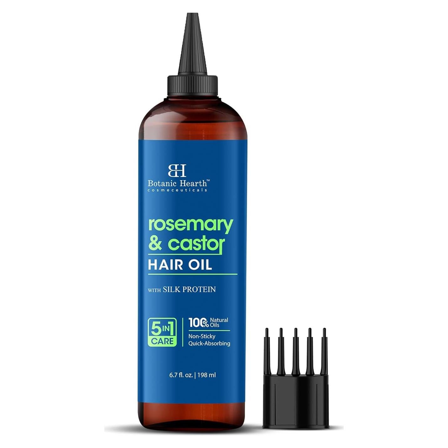 Aceite para Cabello Botanic Hearth 198 ml Romero y Ricino