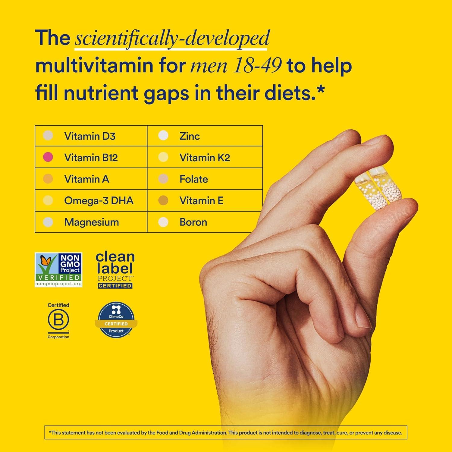 Multivitamina Esencial para Hombres 18+ Ritual 60 Cápsulas