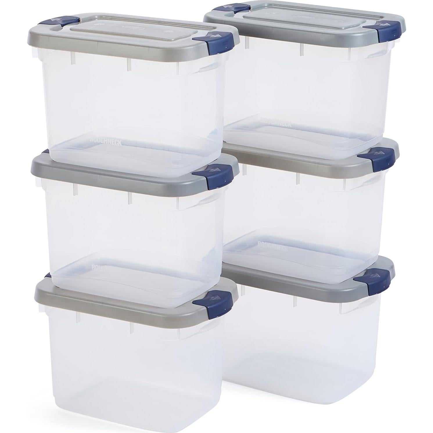 Contenedores de Almacenamiento Rubbermaid Roughneck 19Qt y Cleverstore 16Qt