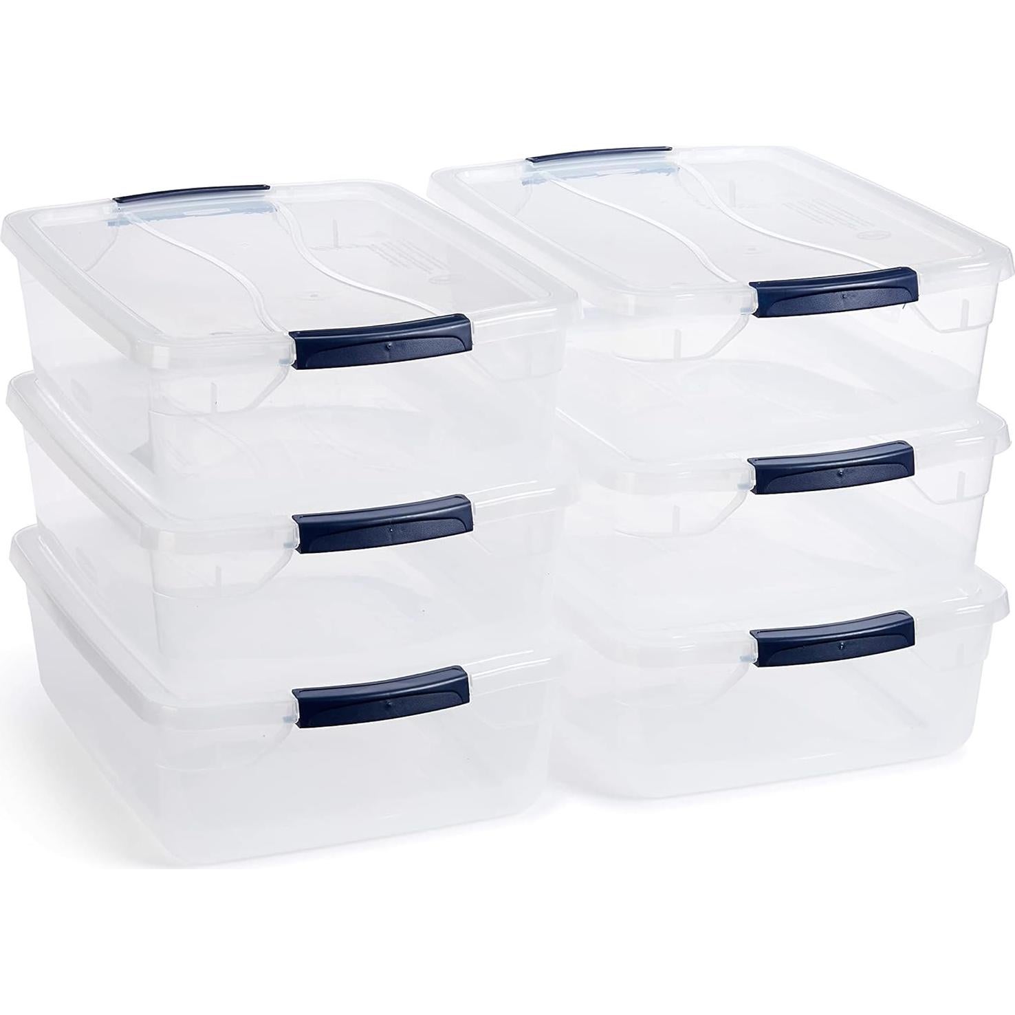 Contenedores de Almacenamiento Rubbermaid Roughneck 19Qt y Cleverstore 16Qt