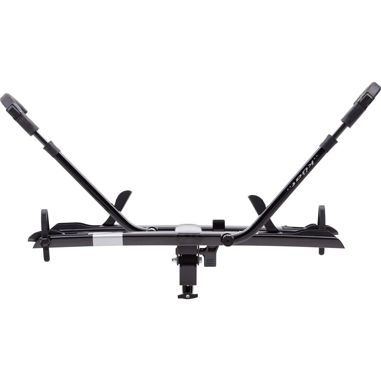 KUAT Sherpa 2.0 Durable Lightweight Aluminum Compact 2 Bike Transporting Hitch Rack with Cable Lock & Foldable Tire Cradles | Capacity - 40 Lbs per Tray