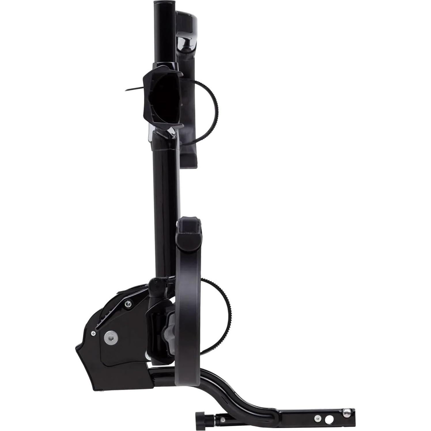 KUAT Sherpa 2.0 Durable Lightweight Aluminum Compact 2 Bike Transporting Hitch Rack with Cable Lock & Foldable Tire Cradles | Capacity - 40 Lbs per Tray