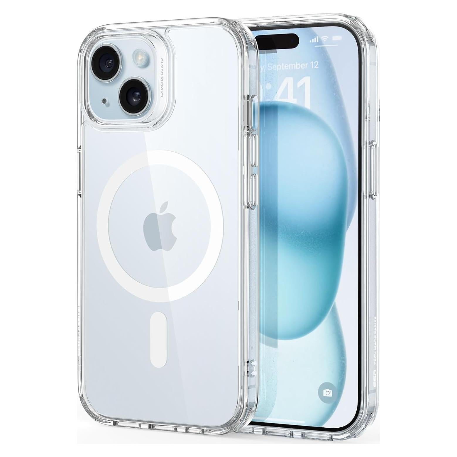 Funda ESR para iPhone 15 MagSafe Grado Militar Transparente