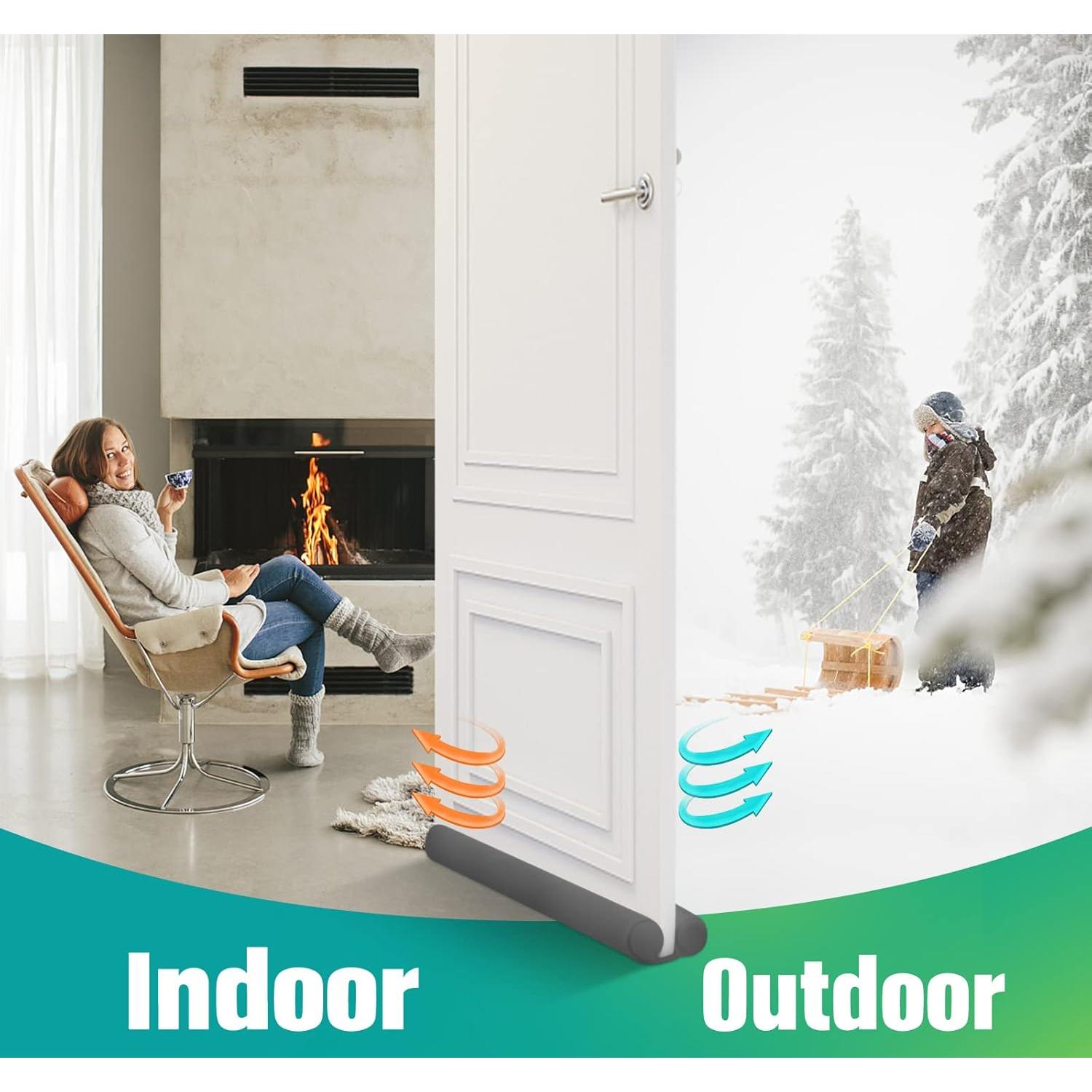 Tapón de Corriente de Aire MAXTID 81.3 cm Gris - Bloqueador de Viento