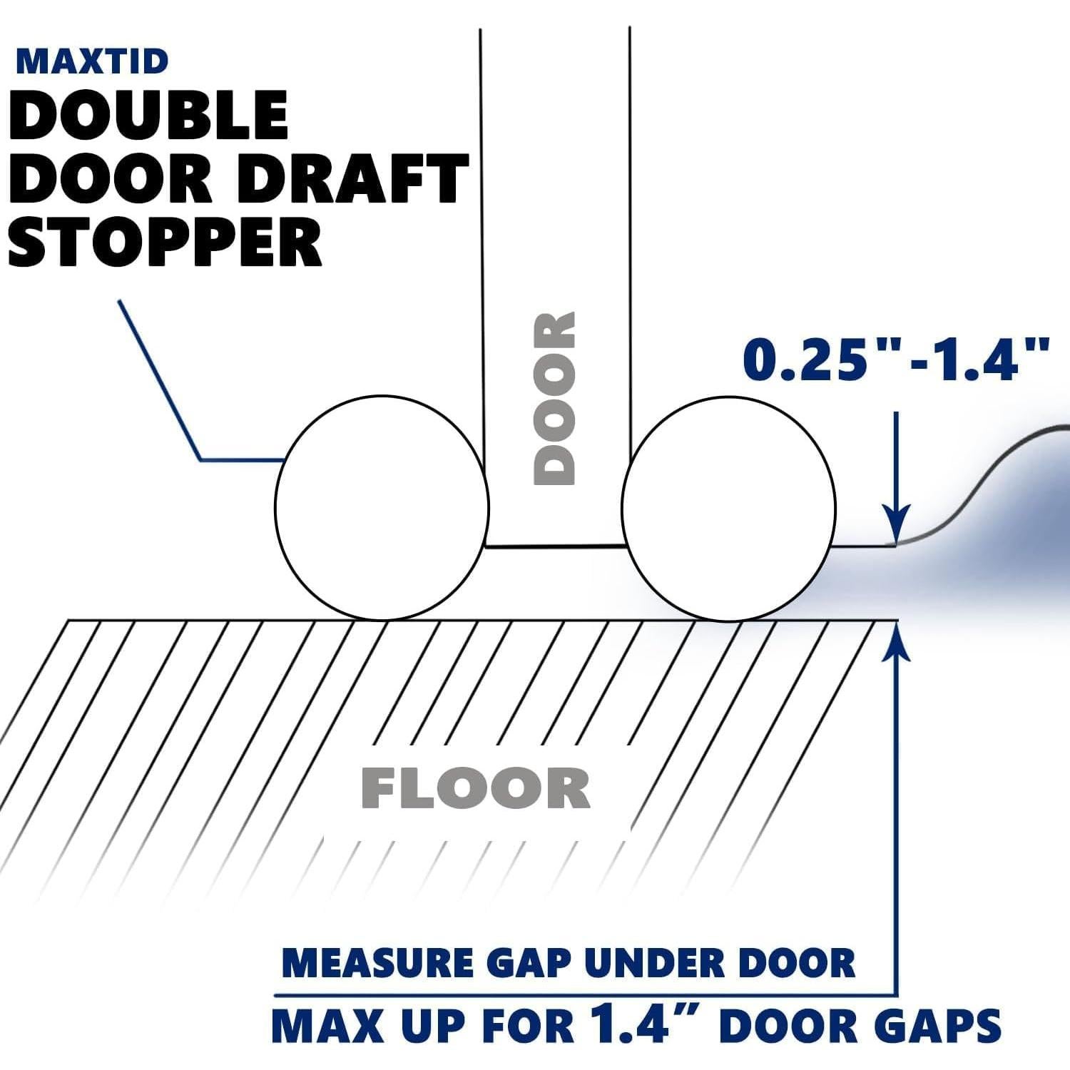 Tapón de Corriente de Aire MAXTID 81.3 cm Gris - Bloqueador de Viento