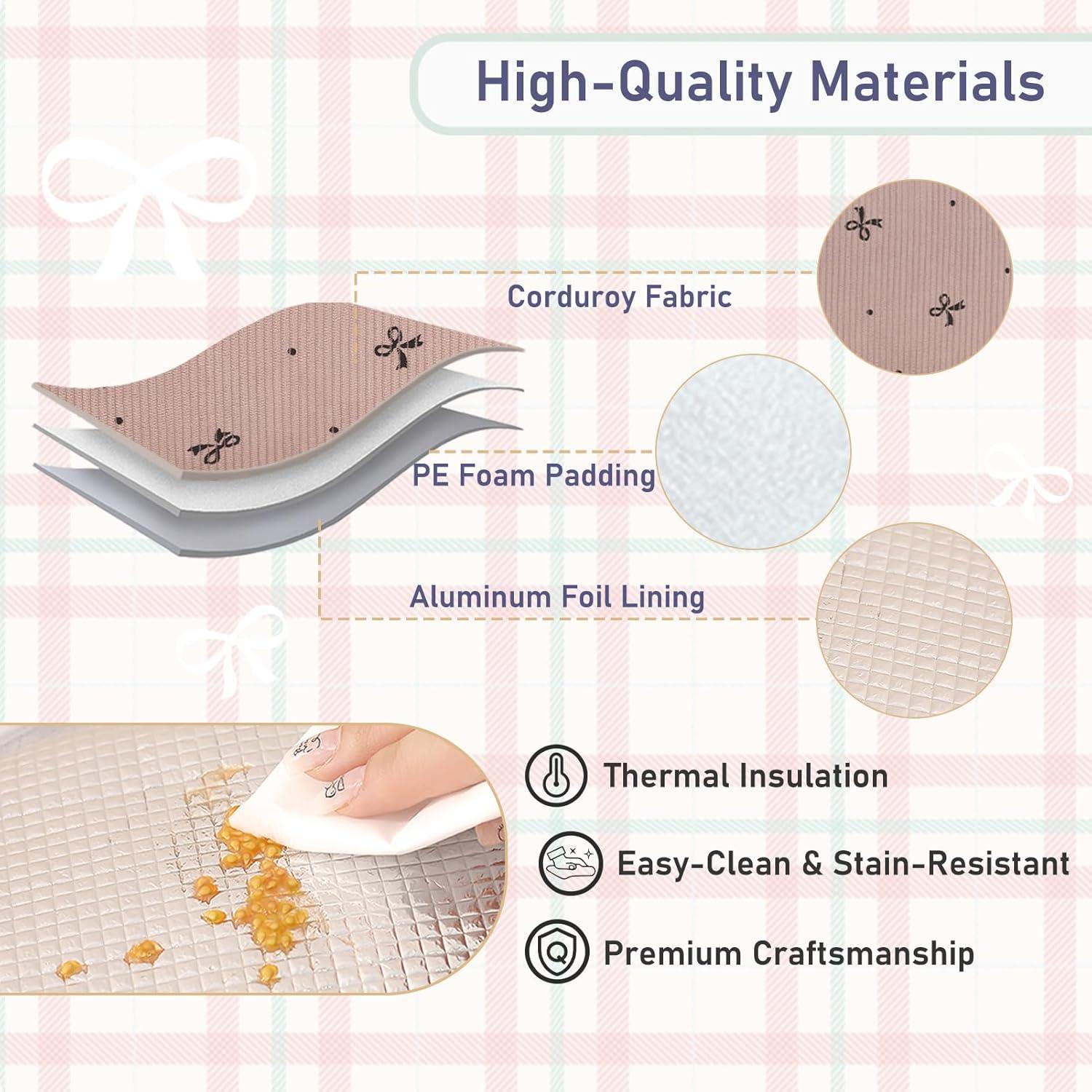 Bolsa de Almuerzo Aislada Baglemon Corduroy 6.65L Rosa