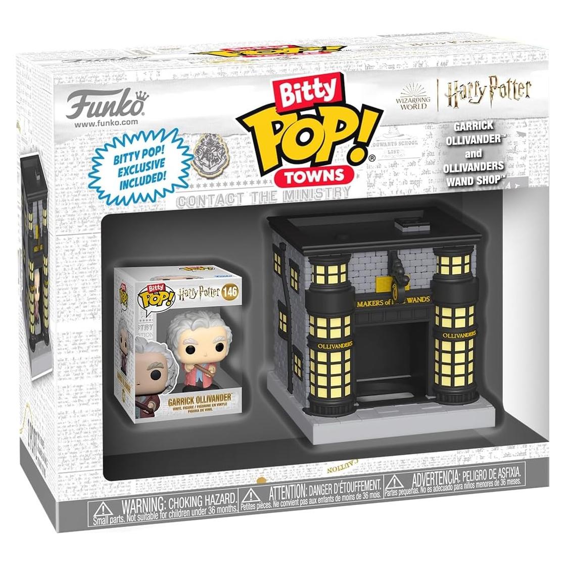 Pop Bitty Town: Harry Potter - Garrick Ollivander and Ollivander's Wand Shop - Collectable Vinyl Figure - Gift Idea - Official Merchandise - Toys for Kids & Adults - Fantasy Fans