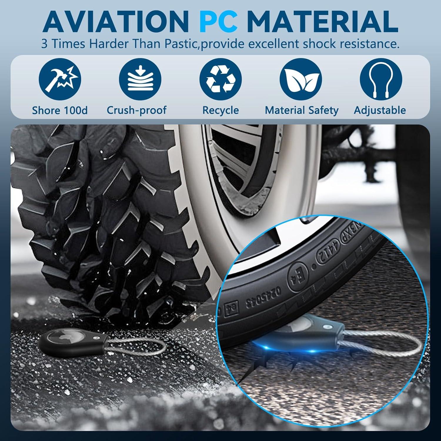 Soporte Impermeable Ljusmicker para Airtag - 4 Fundas Antipérdida