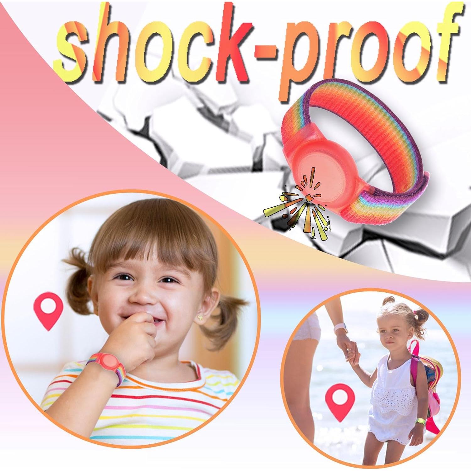 Paquete de 3 pulseras de nylon para AirTag - Ajustables y cómodas