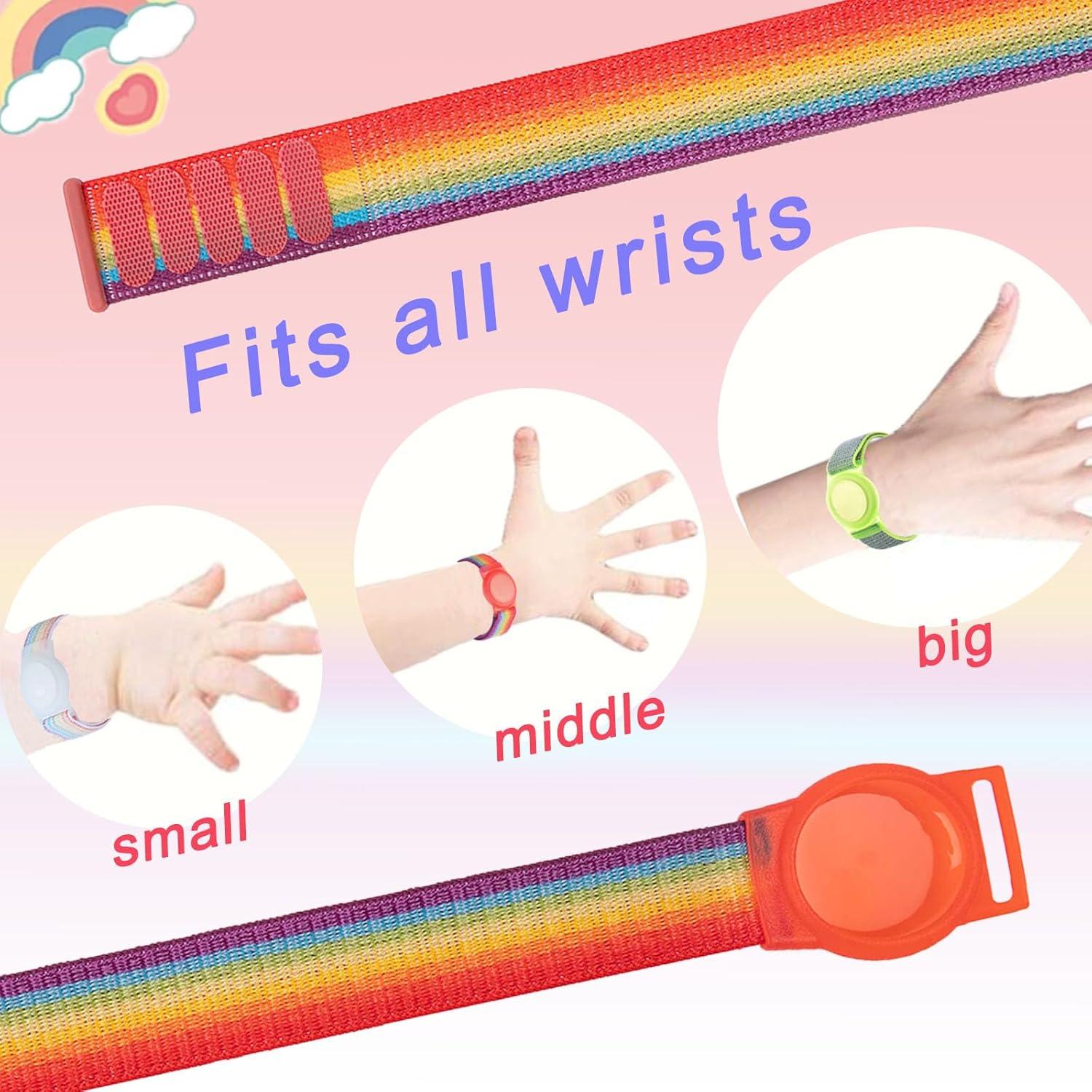 Paquete de 3 pulseras de nylon para AirTag - Ajustables y cómodas