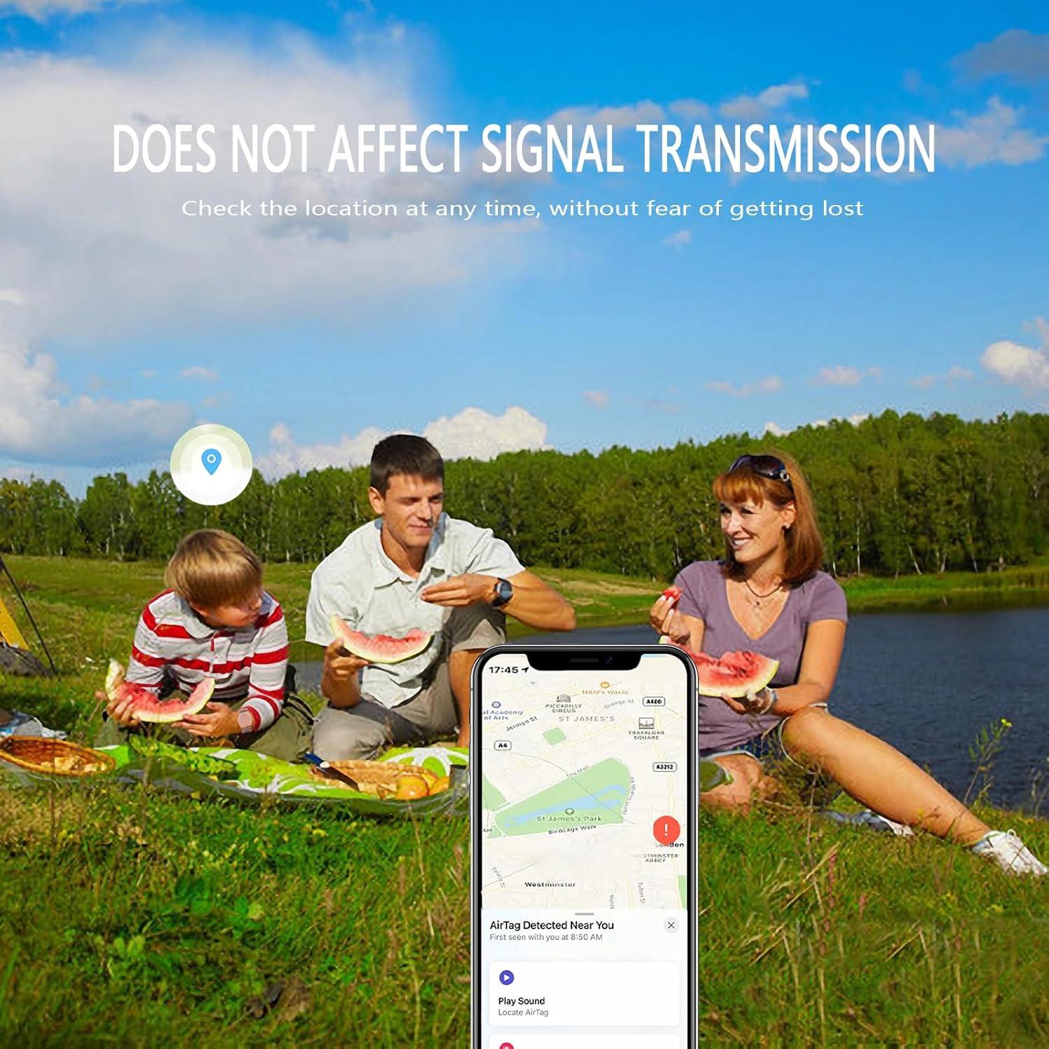 Paquete de 3 pulseras de nylon para AirTag - Ajustables y cómodas