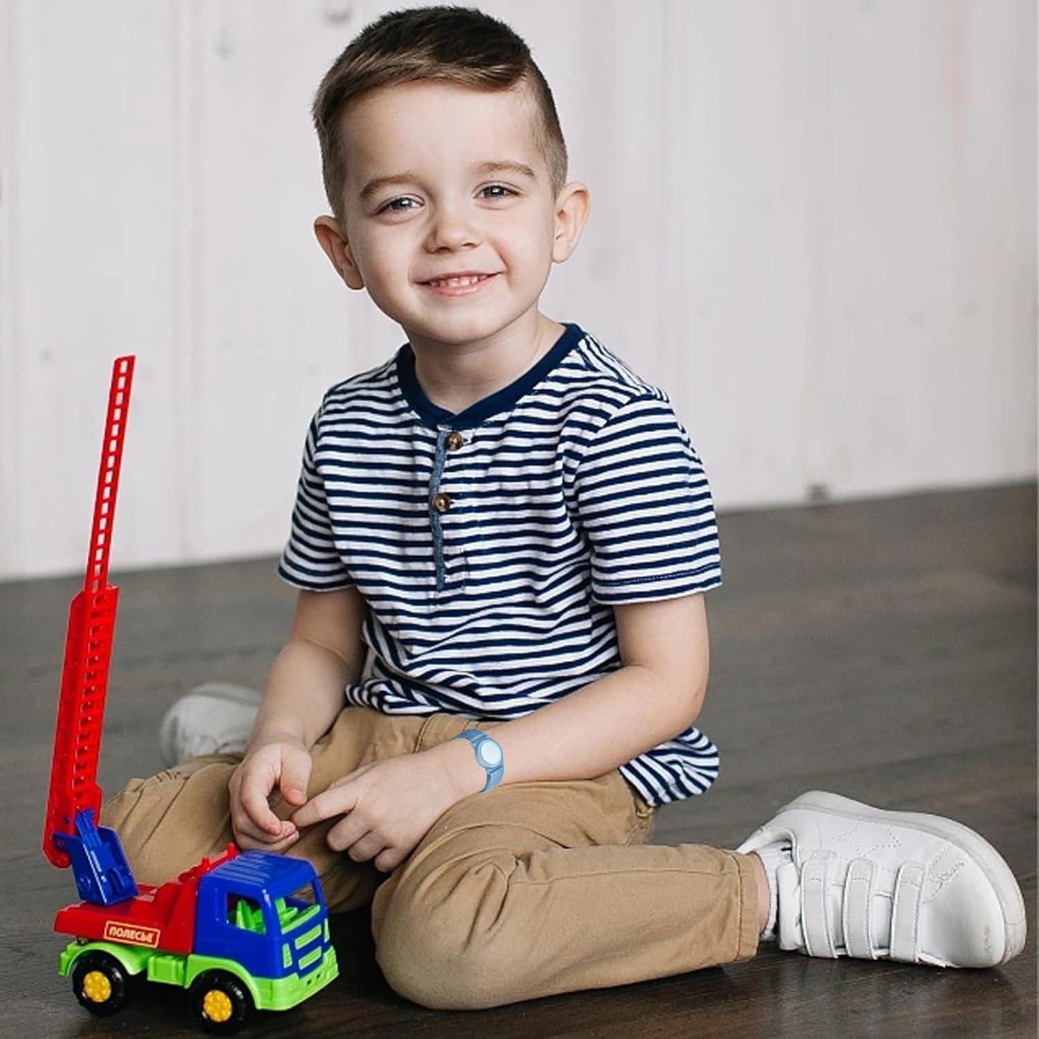 Paquete de 3 pulseras de nylon para AirTag - Ajustables y cómodas