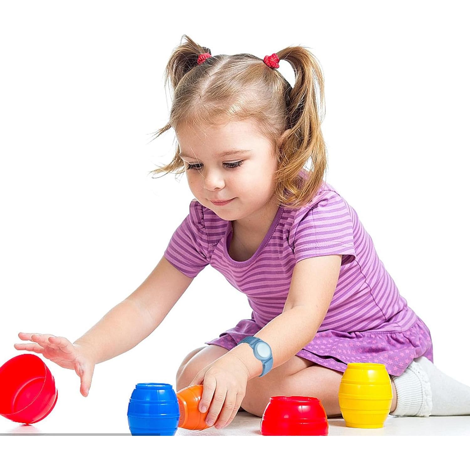 Paquete de 3 pulseras de nylon para AirTag - Ajustables y cómodas