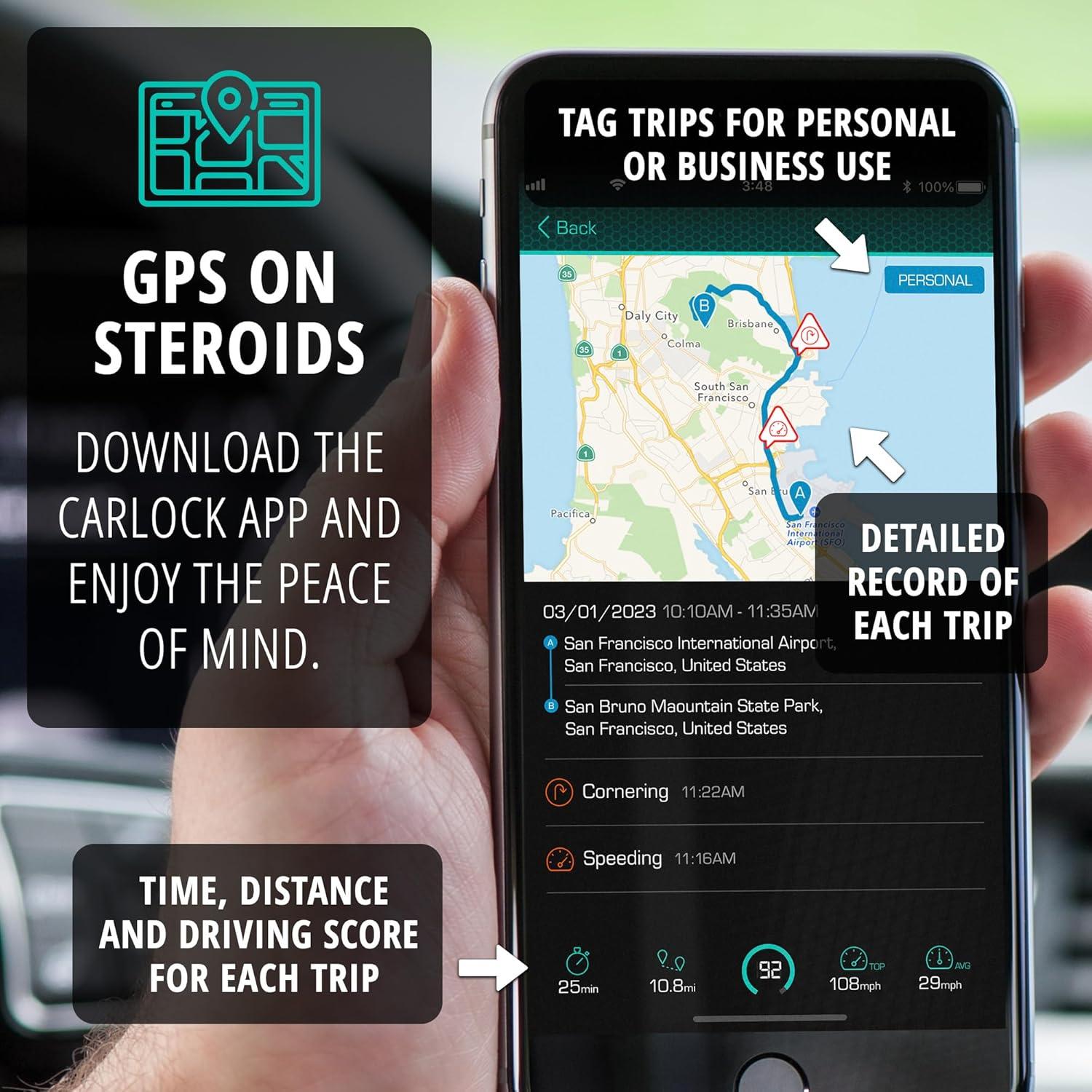 Dispositivo Antirrobo CarLock OBD - Rastreador GPS 4G en Tiempo Real