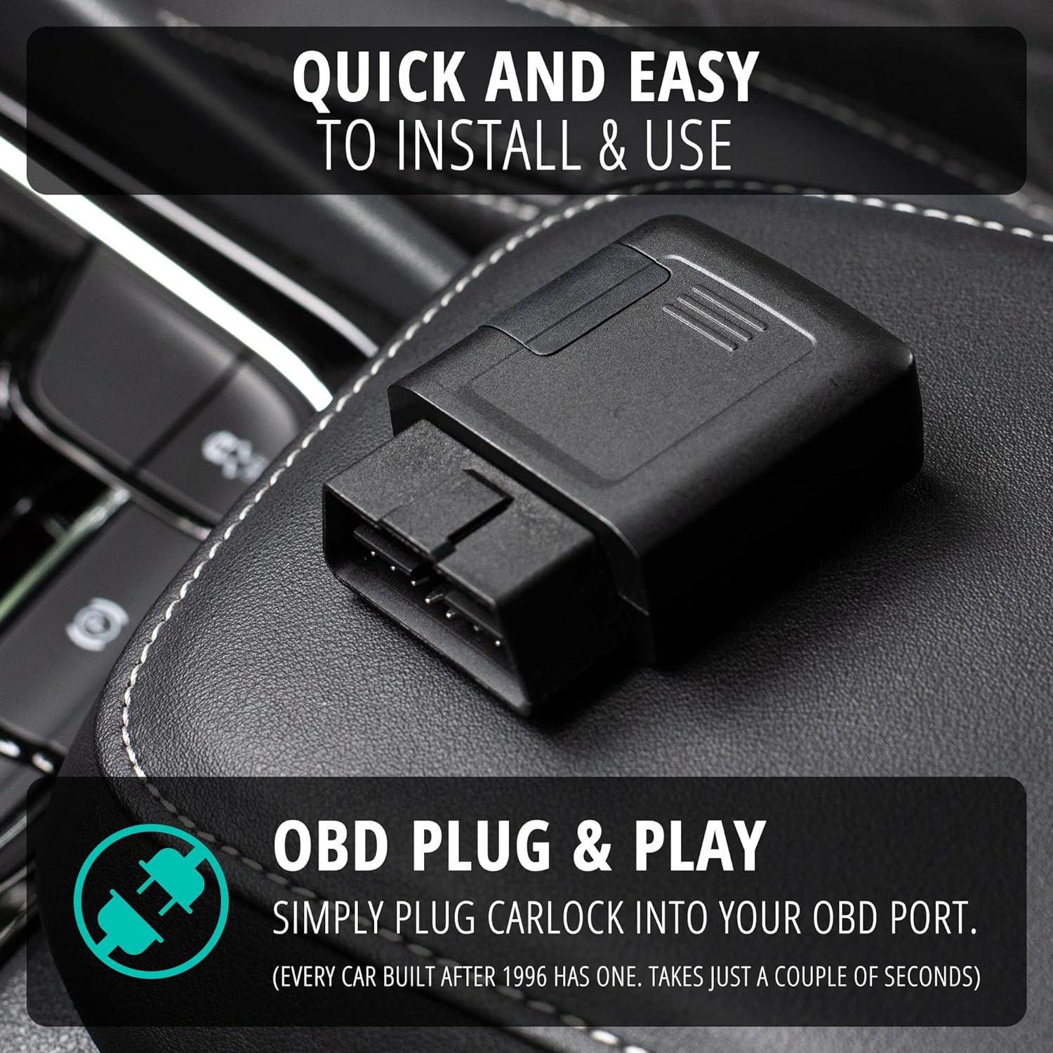 Dispositivo Antirrobo CarLock OBD - Rastreador GPS 4G en Tiempo Real