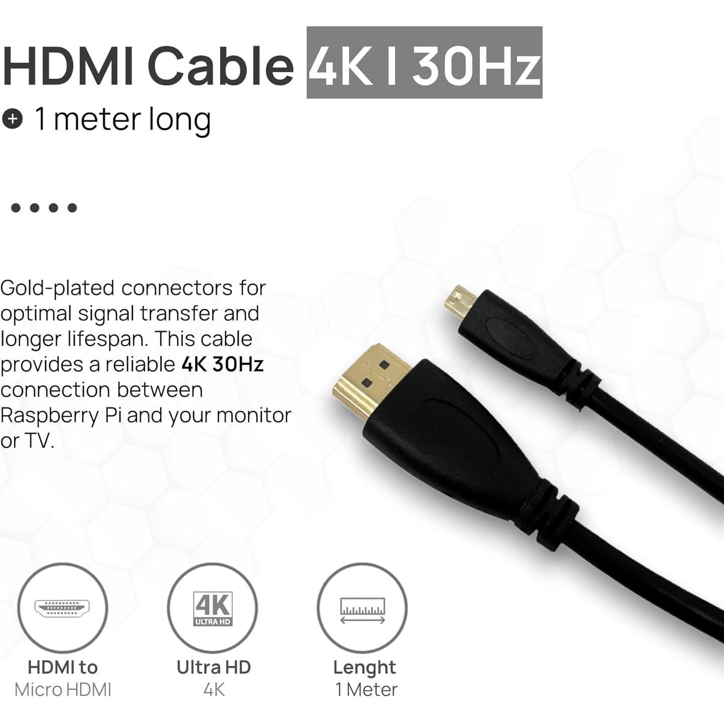 Kit de Inicio Raspberry Pi 4 4GB db-tronic con Accesorios