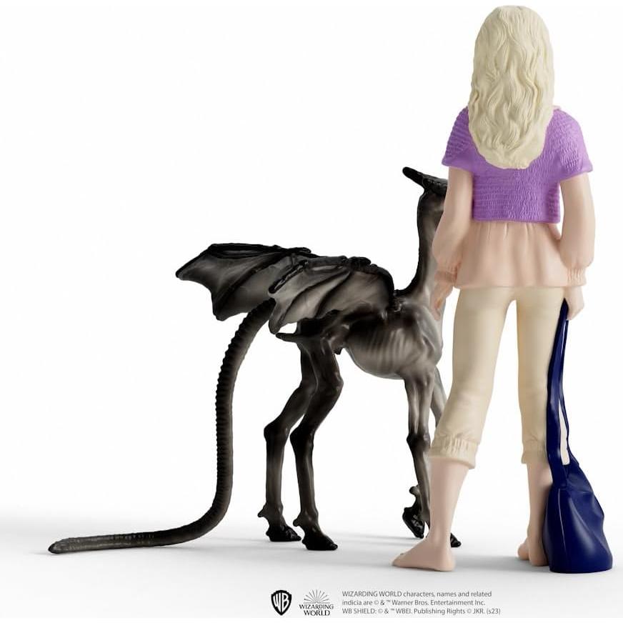 Juego de 2 Figuras Harry Potter Luna Lovegood y Thestral