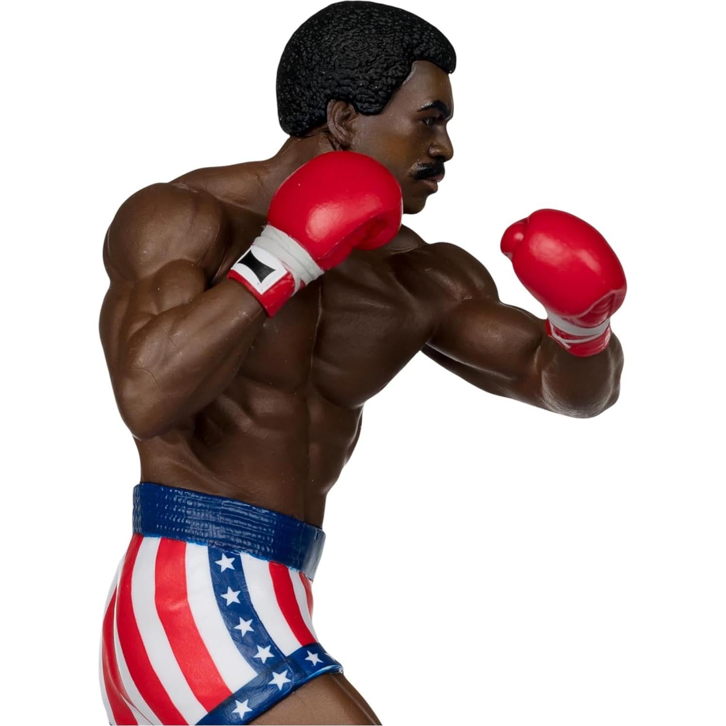 McFarlane Toys - Movie Maniacs, Rocky (1976) Apollo Creed 6in Posed Figure