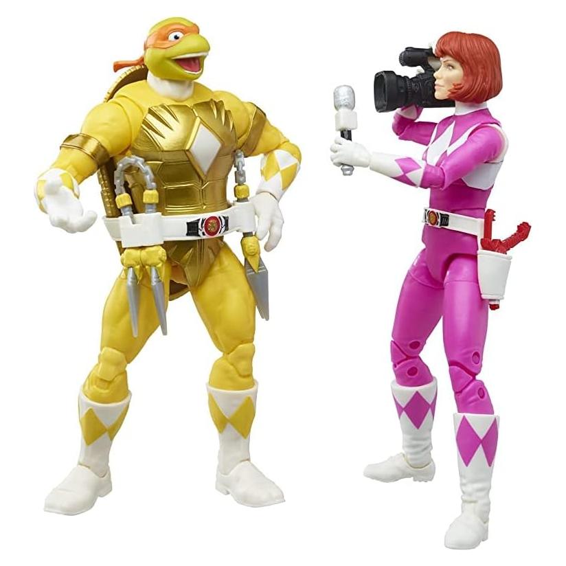 Figura de Acción Hasbro 2-Pack Power Rangers TMNT 15.24 cm