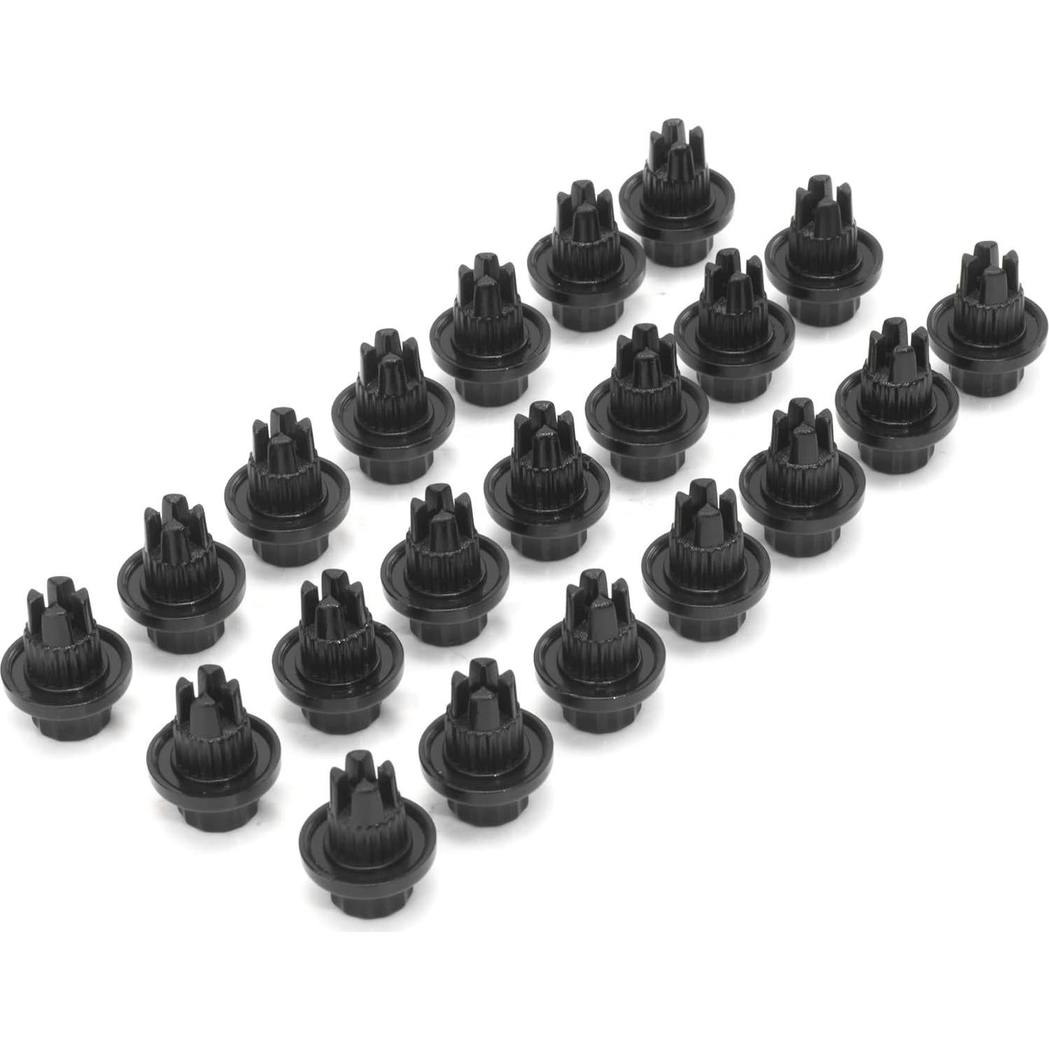 Clips de Plástico para Autos RTRHINOTUNING 50pcs 7.6mm