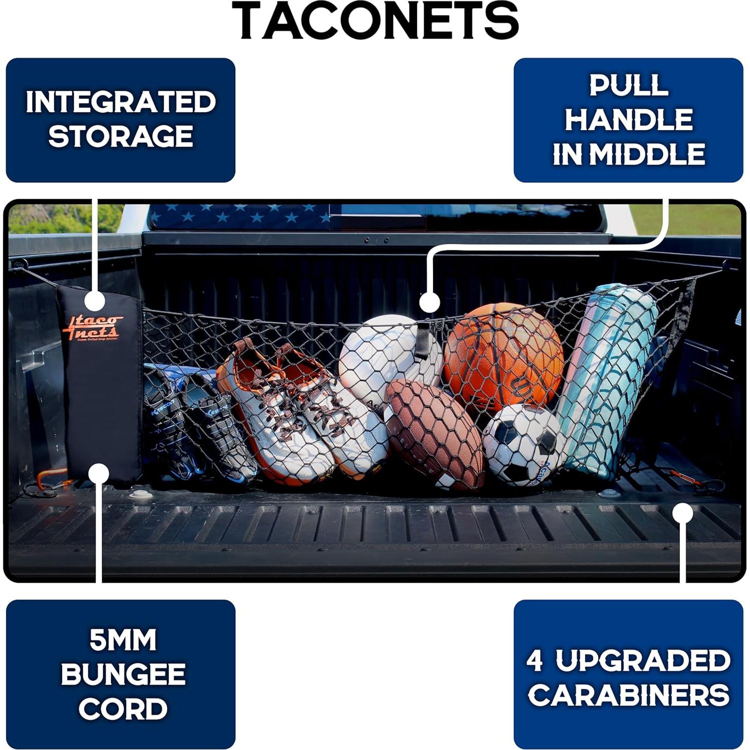 Red de Carga TacoNets para Camioneta Toyota Tacoma 2005-2025