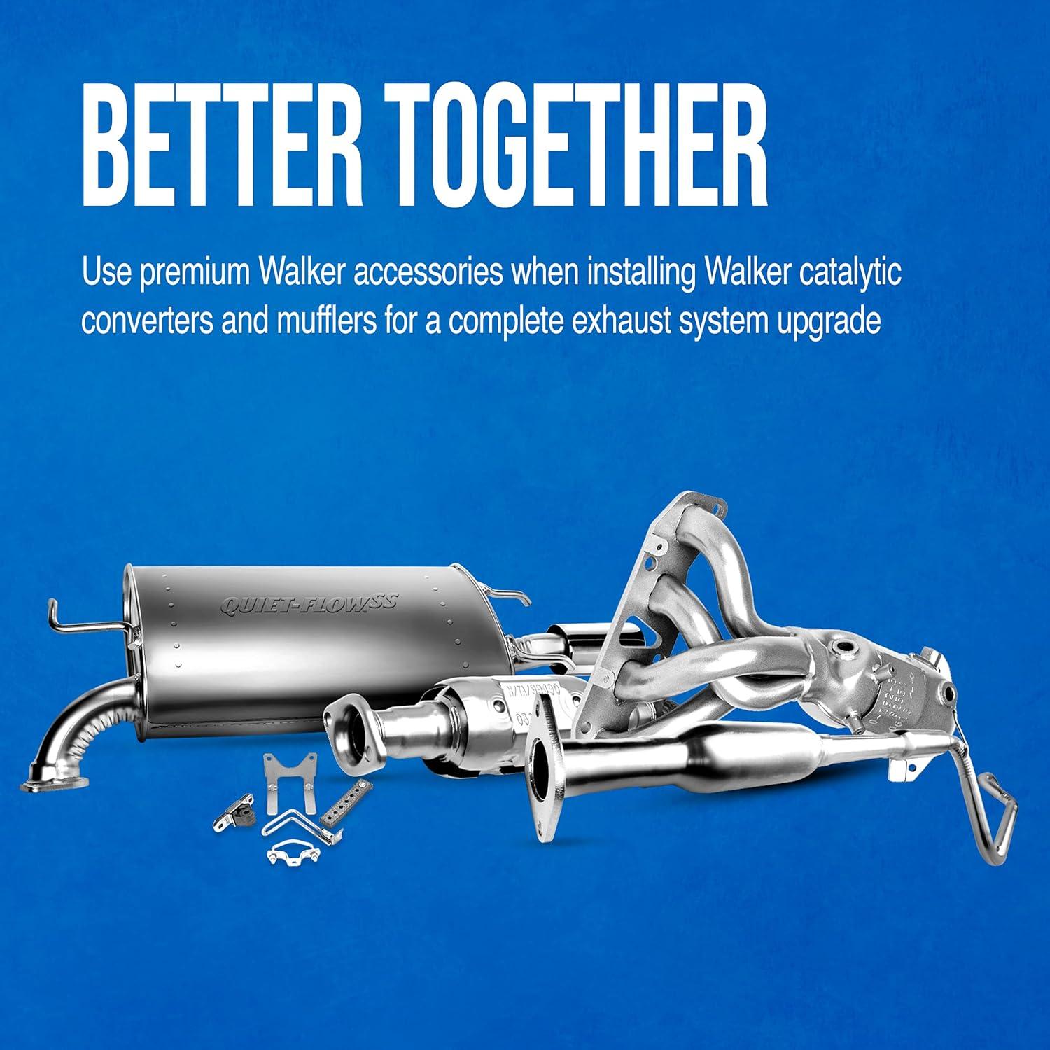 Tubo de escape Walker 41724 2" ID Acero Aluminizado