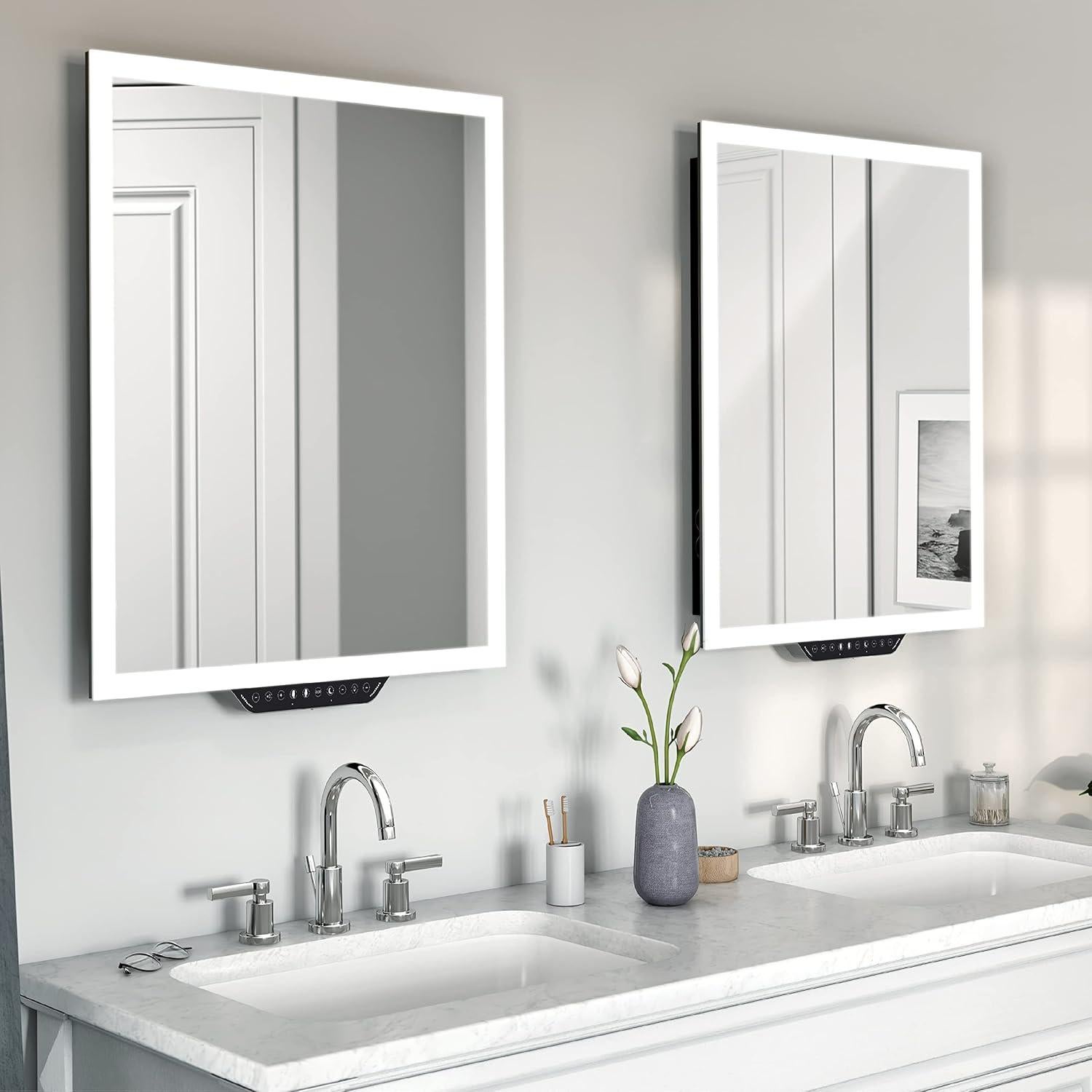 Espejo LED Inteligente Homewerks 75x60 cm con Alexa y Bluetooth