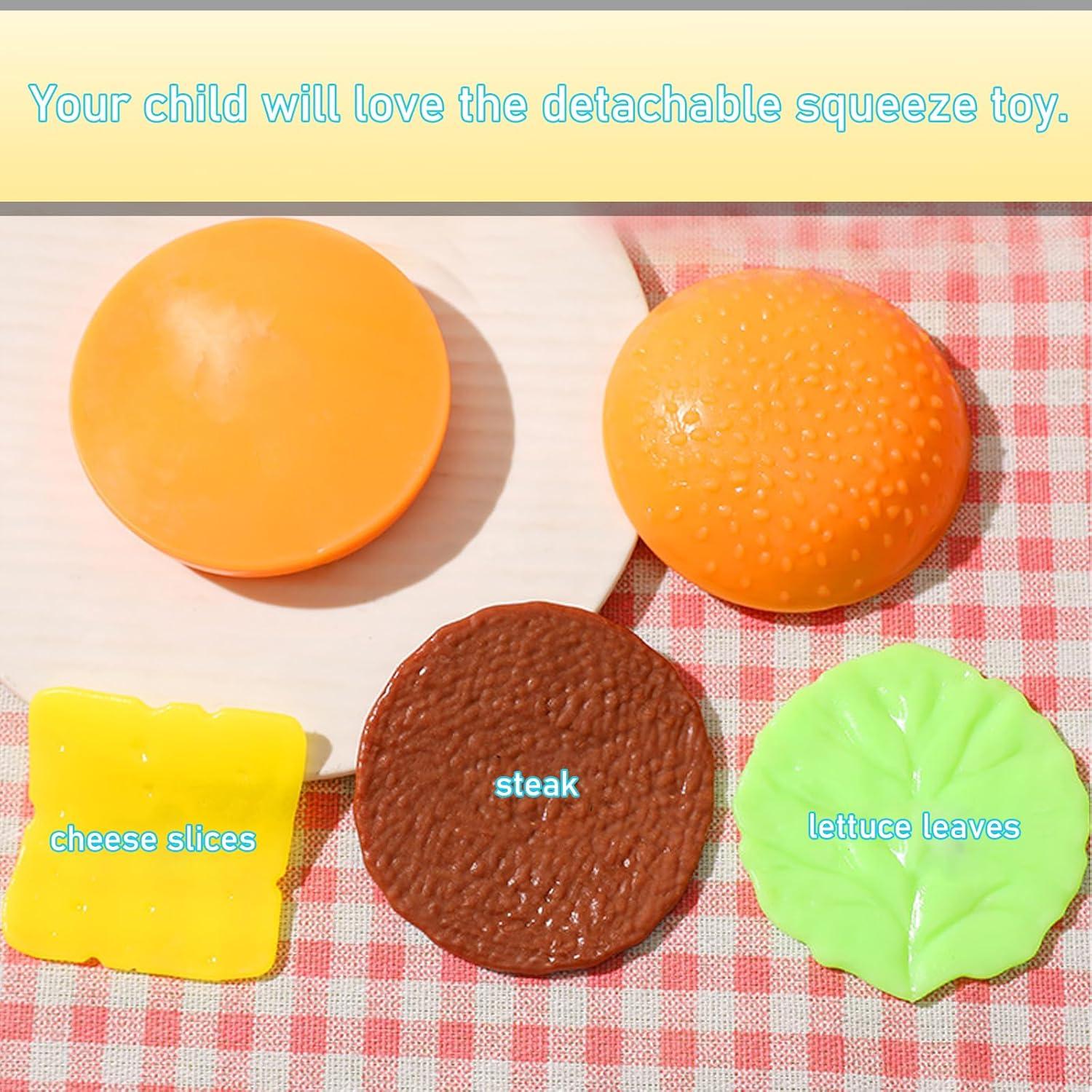 Juguete de Hamburguesa Squishies Funnysquee Desmontable 7.6cm