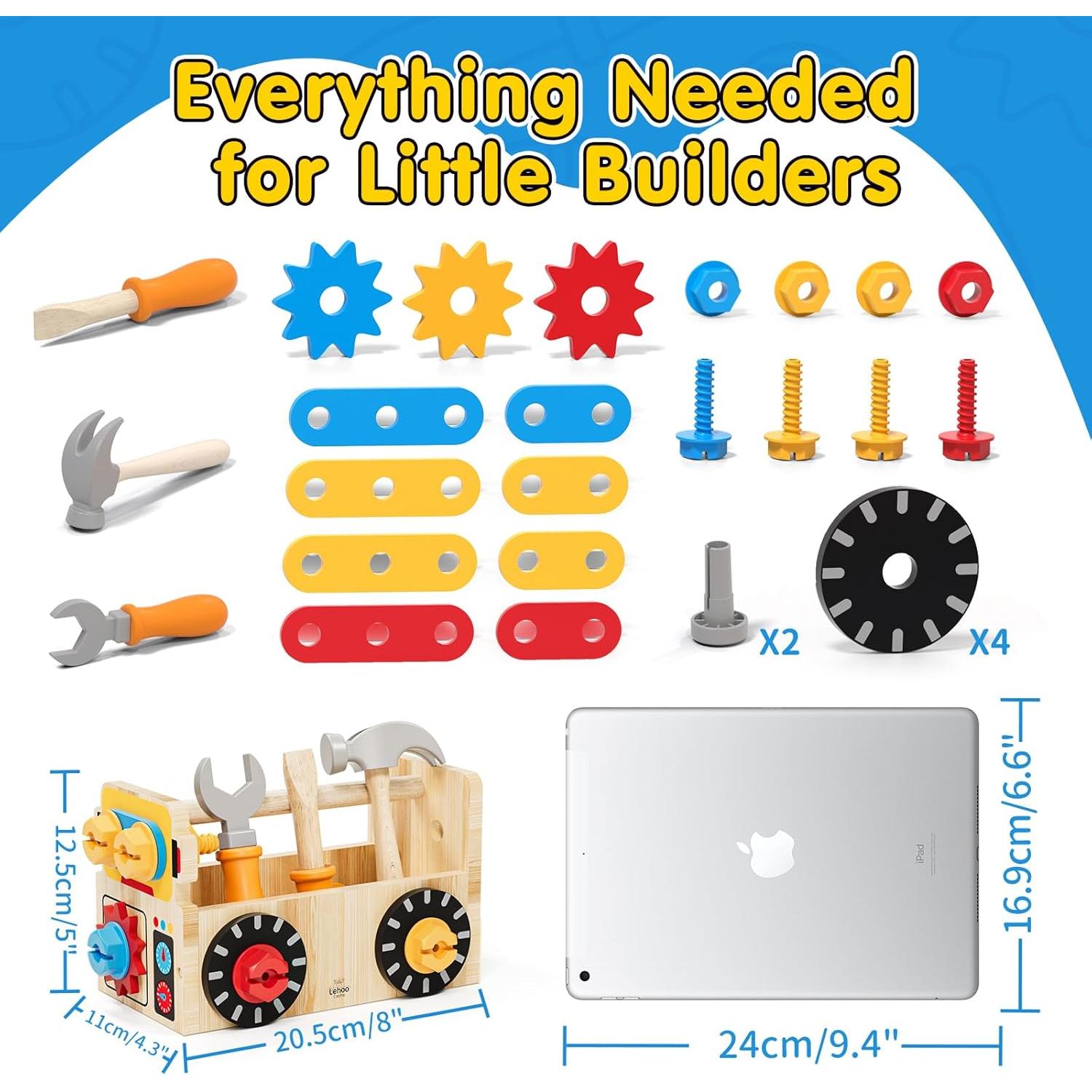 Juego de Herramientas Montessori Lehoo Castle 29 Piezas