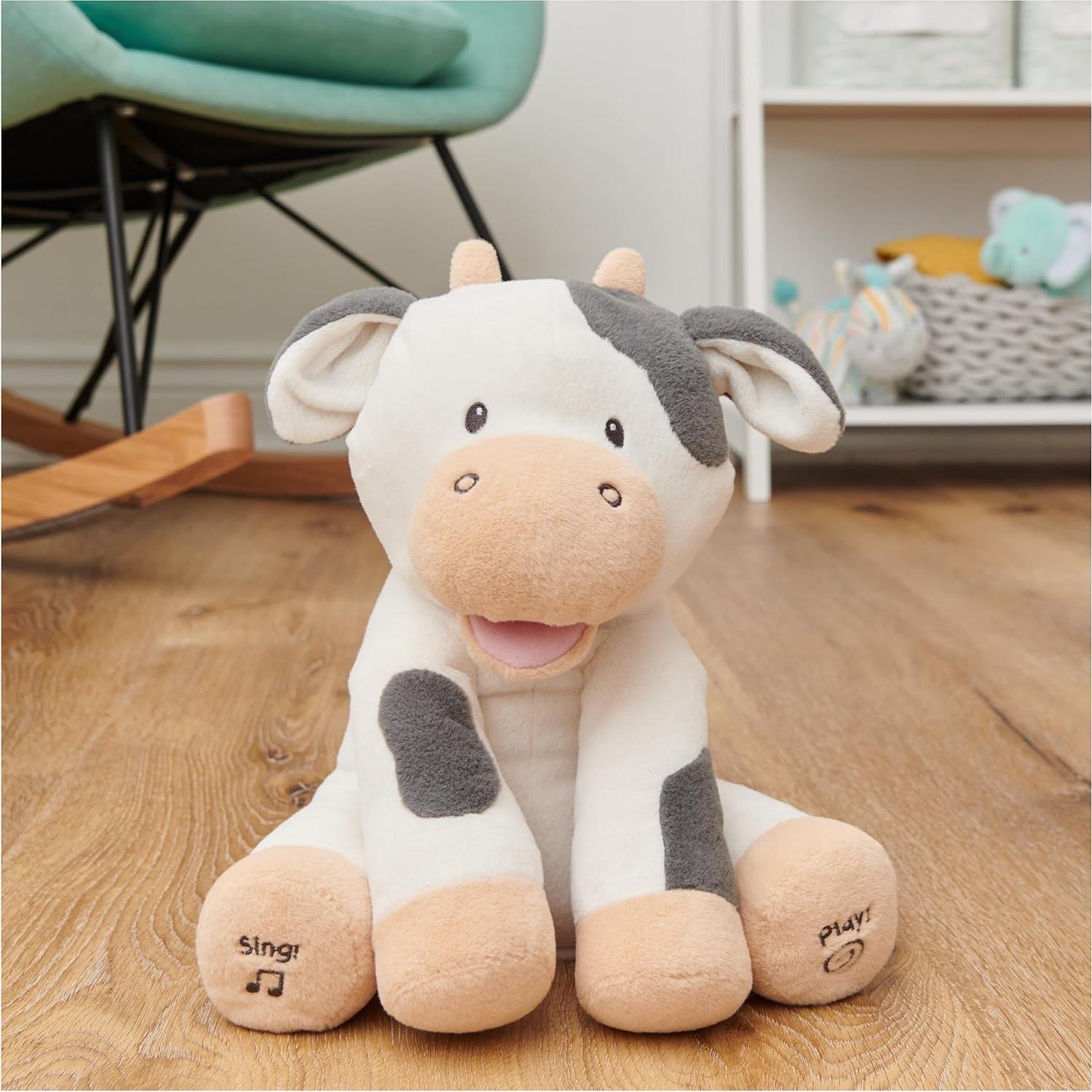 Peluche Animado Buttermilk Vaca GUND 30 cm Juguete Sensorial