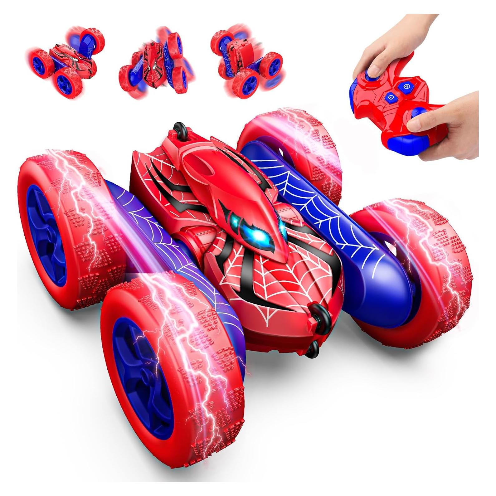 Remote Control Car,RC Cars for 4 5 6 7 8 9 10 11 12 Year Old Boy Double Sided 360°Flip 4WD Rechargeable Drift RC Race Car Boys Toys Birthday Gifts Easter Basket Stuffers for Kids Age 4-12