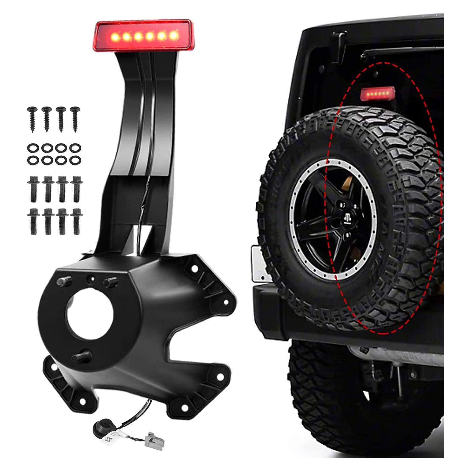 Soporte de Montaje para Neumático de Repuesto TEMSONE Rojo