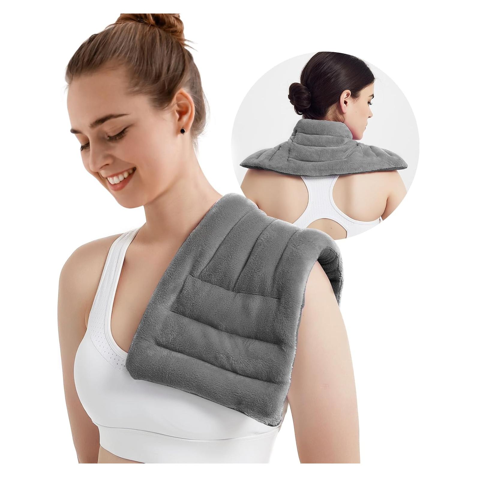 Almohadilla Térmica de Microondas MEISENHOME 20x45 cm Gris